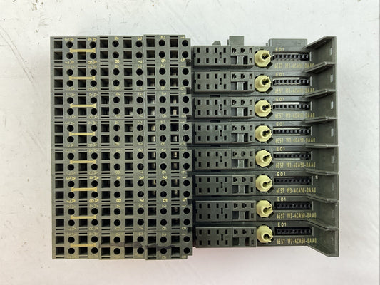 SIEMENS TERMINAL MODULE 6ES7 193-4CA50-0AA0 TM-E15C26A1 (LOT OF 8)