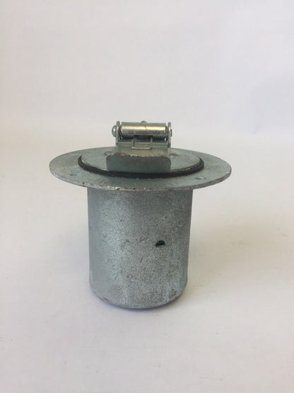HUBBELL 3768 TWIST-LOCK FLANGED INLET WITH LIFT COVER 250VDC 600VAC 50A 4-WIRE