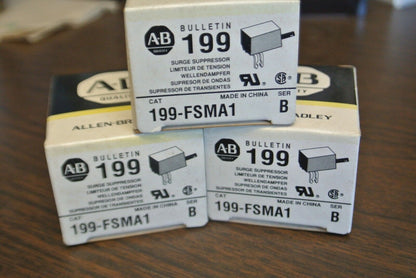 LOT of 3 / ALLEN-BRADLEY 199-FSMA1 Ser. B - SURGE SUPPRESSOR - NEW SURPLUS