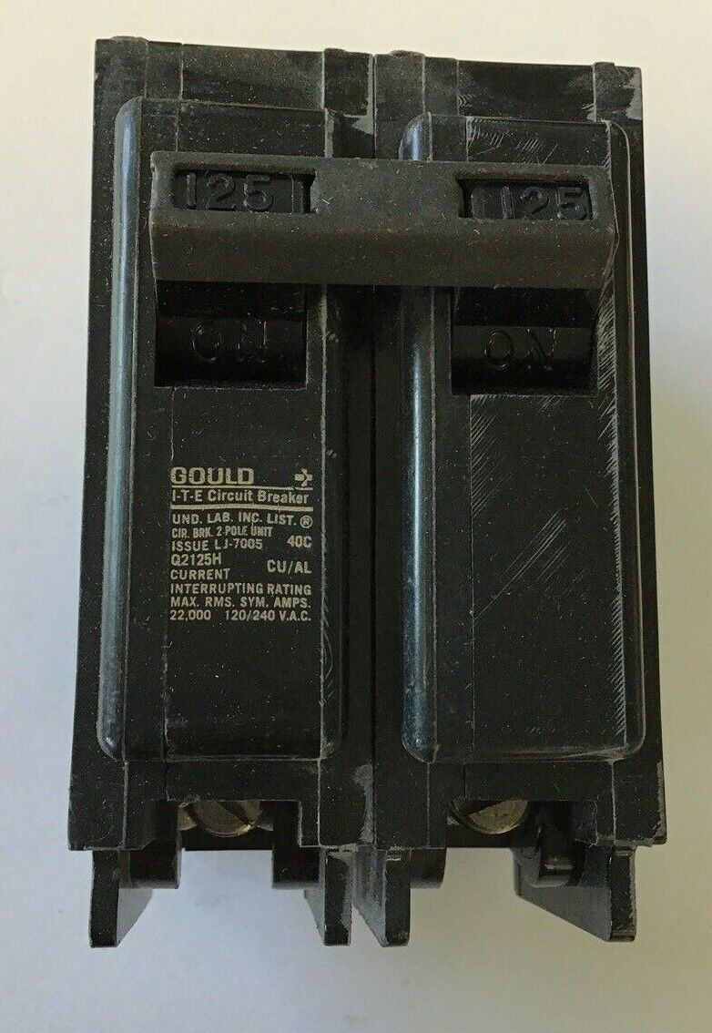 ITE Q2125H CIRCUIT BREAKER 125A 120/240VAC 2POLE