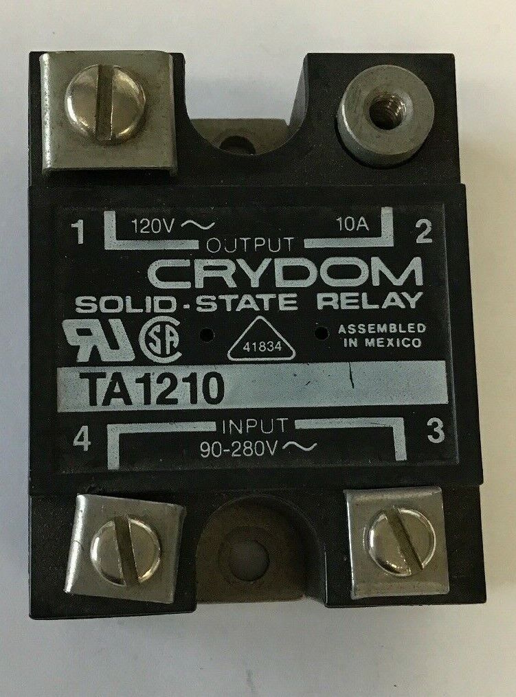 CRYDOM SOLID STATE RELAY TA1210 90-280VAC 10A