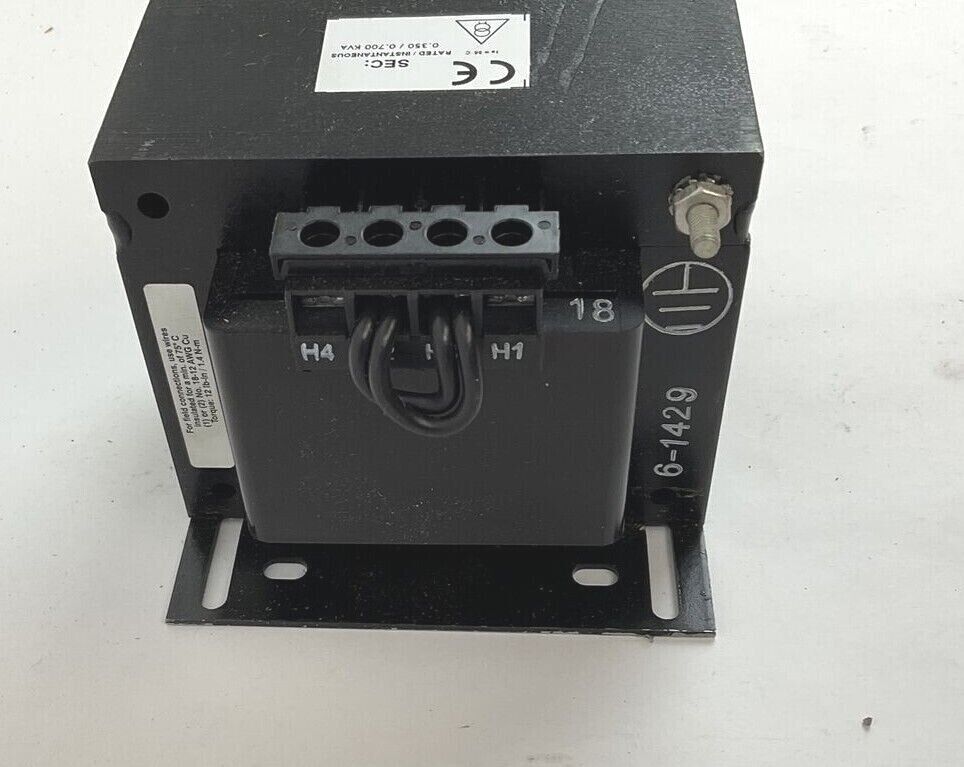 ALLEN BRADLEY 1497-F-BASX-0-N INDUSTRIAL CONTROL TRANSFORMER 0.350KVA 480V