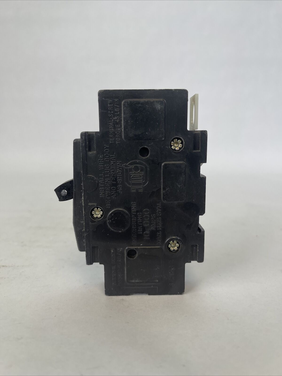 SQUARE D QOU120 CIRCUIT BREAKER 1POLE 20AMP 120/240VAC HACR TYPE YELLOW D