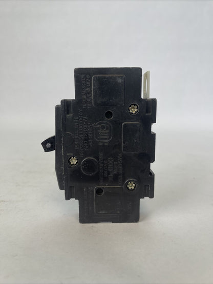 SQUARE D QOU120 CIRCUIT BREAKER 1POLE 20AMP 120/240VAC HACR TYPE YELLOW D
