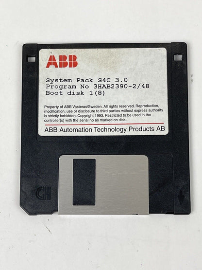 ABB ROBOTICS - 64A-01643 - RobotWare - 4 DISKS - SYSTEM PACK S4C 3.0 - SEE DESC.