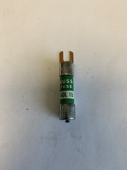 Bussmann ADL15 15A 250V Fuse "Lot of 3"