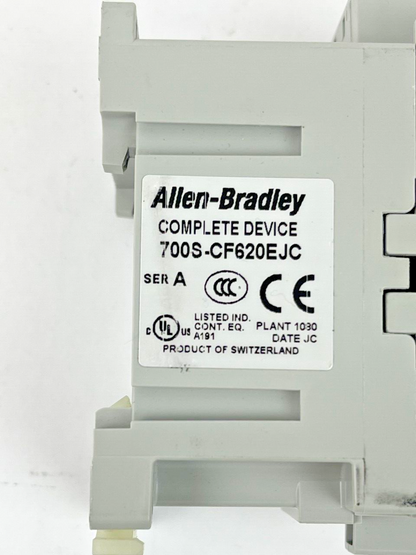 ALLEN BRADLEY - 700S-CF620EJC - SERIES A - GUARDMASTER SAFETY RELAY - 24V DC