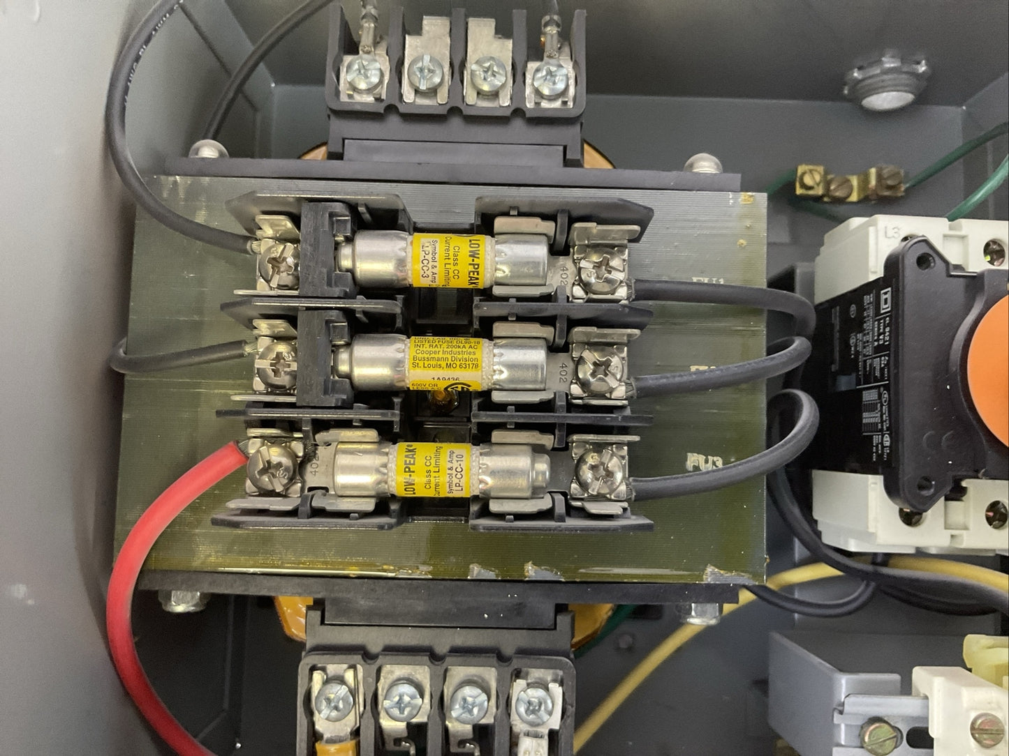 SQUARE D 9070 SK1000G1 TRANSFORMER DISCONNECT SER A PRI VOLT 230 4.35A 460 2.17A