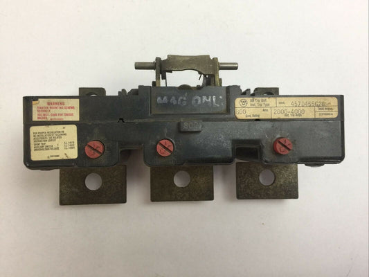 WESTINGHOUSE 457D455G26 AB TRIP UNIT 800AMP 3POLE INST TRIP 2000-4000A