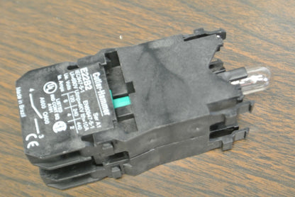 C-H E22T4X27 / E22TL1C EXT. PUSHBUTTON YELLOW ILLUM. PRESS to TEST / NEW SURPLUS