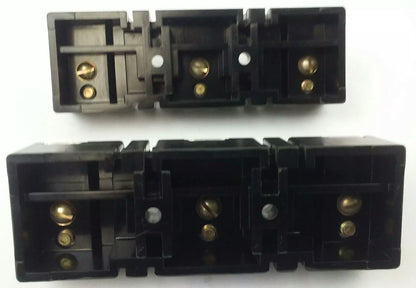 ALLEN BRADLEY 1491-N333 FUSE BLOCK,61-100A, 250- 600V, 3P, W/ X-410710, X-400656