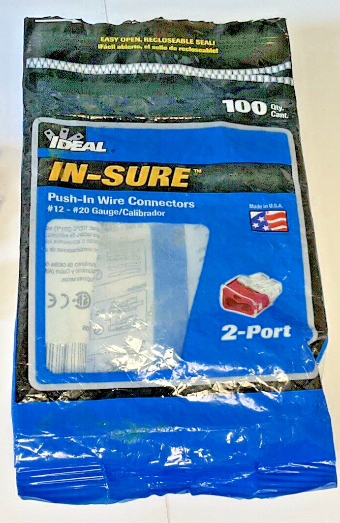 IDEAL MODEL 32 #12-#20 GAUGE 2PORT CONNECTOR NEW/UNUSED*****LOTOF75****
