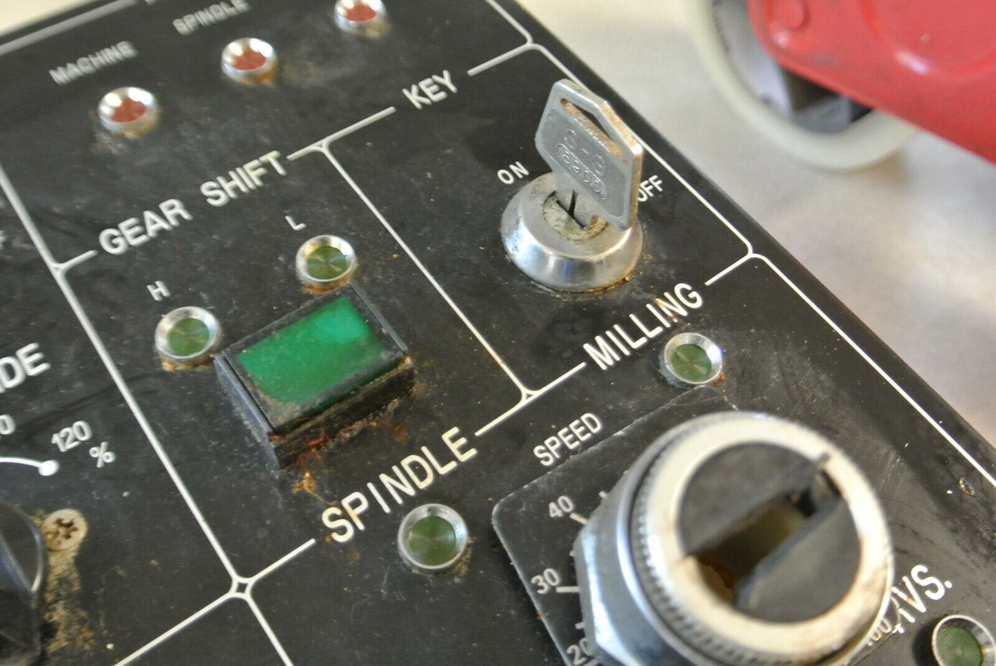 FANUC CONTROL PANEL / WITH KEY / PART NUMBER UNKNOWN