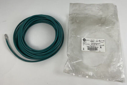 ALLEN BRADLEY 1585J-M4HBJM-15 ETHERNET MEDIA CABLE RJ45 PATCH CORD SER.A 15M