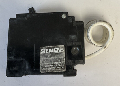 SIEMENS QAF115 CIRCUIT BREAKER 10KA 120VAC 50/60HZ