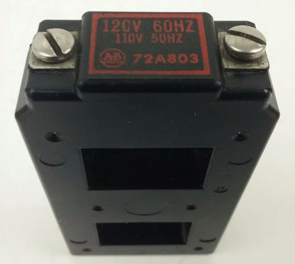 ALLEN BRADLEY 72A803 COIL 120V @ 60HZ, 110V @50HZ, USED GOOD CONDITION
