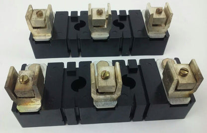 ALLEN BRADLEY 1491-N333 FUSE BLOCK,61-100A, 250- 600V, 3P, W/ X-410710, X-400656