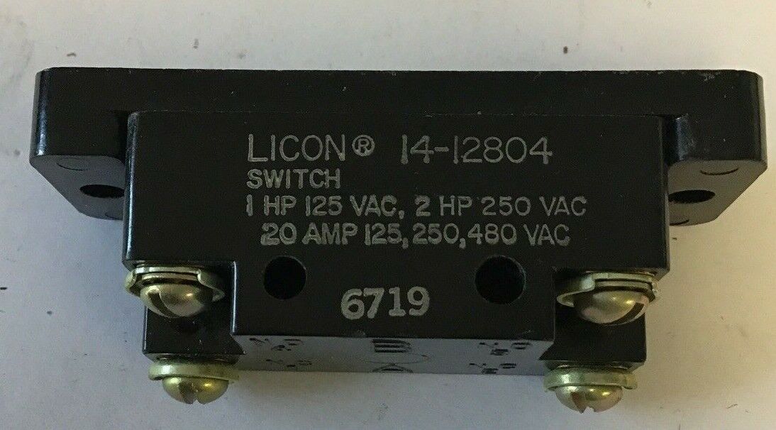 LICON 14-12804 SWITCH 2HP 480VAC 20A ***LOTOF10***