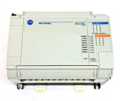 ALLEN-BRADLEY - 1764-24BWA SER. B REV. A - BASE UNIT & 1764-LRP - CPU UNIT