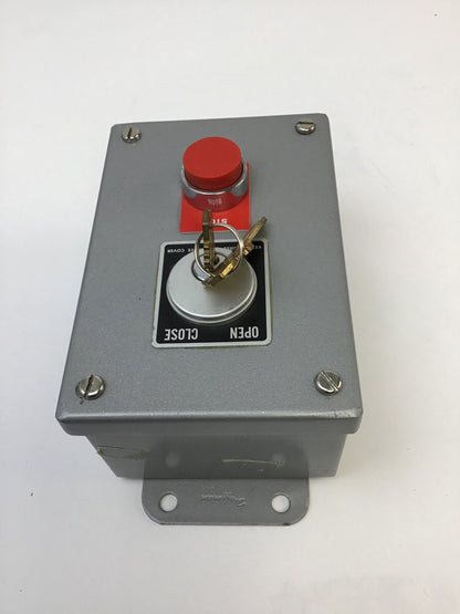 HOFFMAN SKS-2S FLUSH MOUNT SECURITY SWITCH WITH KEYS