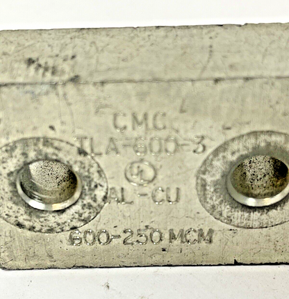 CMC - TLA-600-3- BREAKER TERMINAL LUG  - AL-CU, 600-250 MCM