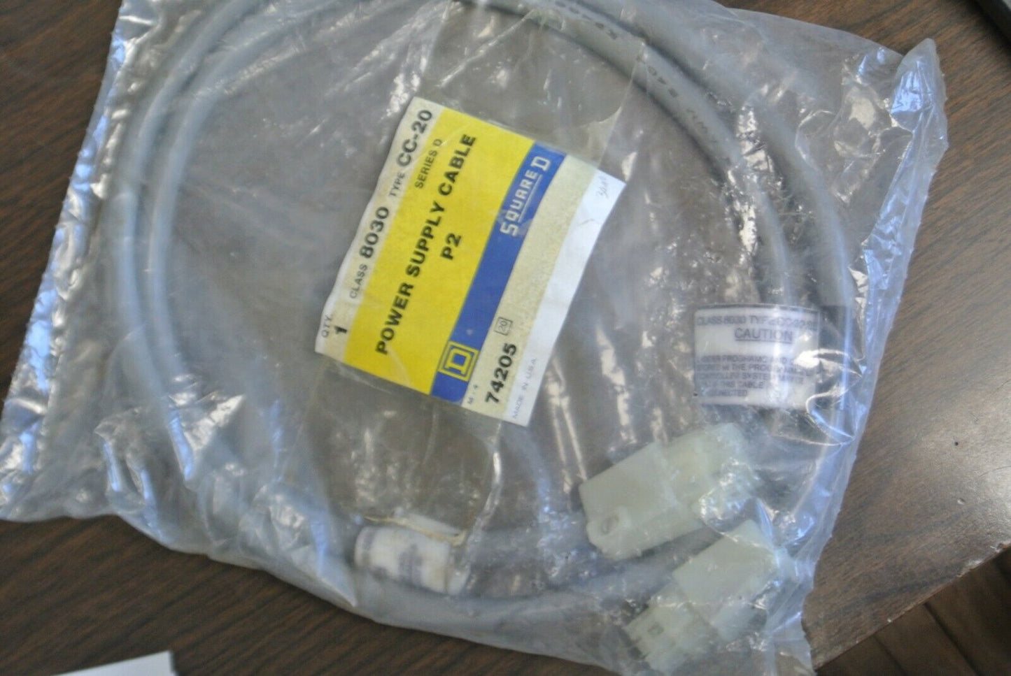 SQUARE D 8030 CC-20 POWER SUPPLY CABLE P2 / NEW SURPLUS