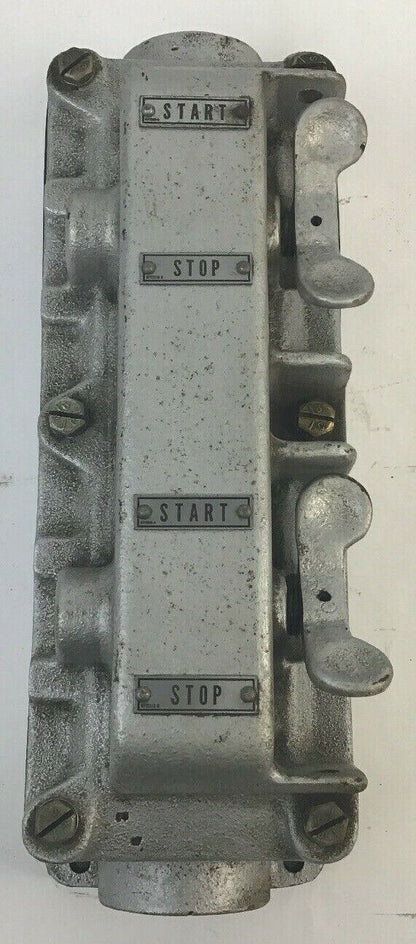 WESTINGHOUSE TYPE HDW PUSHBUTTON STATION 43 E 1308  600VOLTS