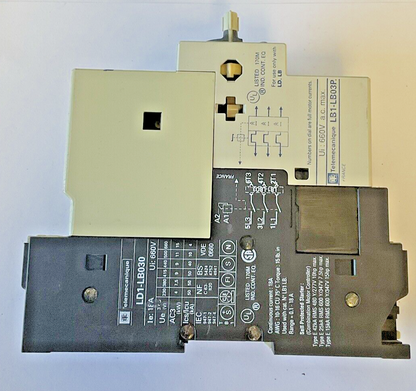TELEMECANIQUE LB1-LB03P10 MOTOR STARTER W/ LD1-LB030 , LA1-LB017 660VAC