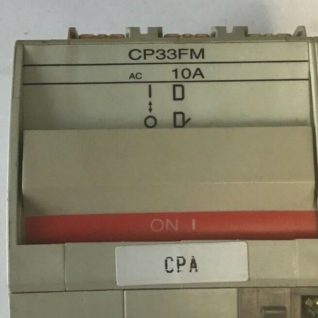 FUJI CP33FM/10W CIRCUIT PROTECTOR 10A 50/60HZ 3POLE