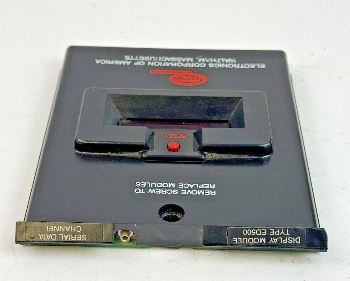 FIREYE - ED500 - DISPLAY MODULE - SERIAL DATA CHANNEL W/ RESET BUTTON