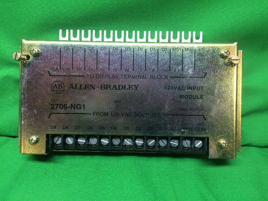 ALLEN BRADLEY 2706-NG1 SERIES C 120 VAC INPUT CONVERTER MODULE