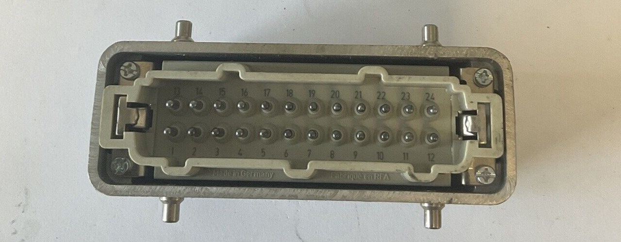 HARTING 19300240737 CONNECTOR TYPE 4X/12 ENCLOSURE 16A 600V 6KV ***LOTOF3***