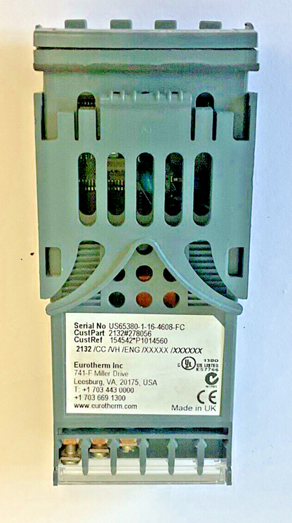 EUORTHERM 2132  TEMPATURE CONTROLLER 100-240VAC 2A 2132#278056