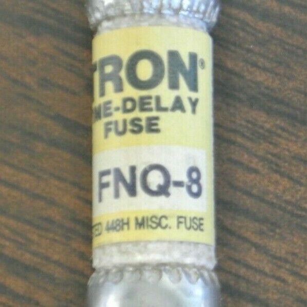 LOT of 3 / BUSS FNQ8 TIME-DELAY FUSE 8A / 500V / NEW SURPLUS / FNQ-8