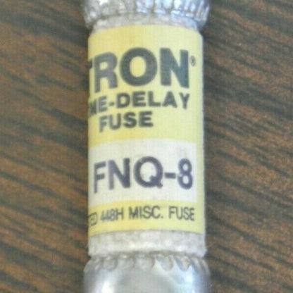 LOT of 3 / BUSS FNQ8 TIME-DELAY FUSE 8A / 500V / NEW SURPLUS / FNQ-8