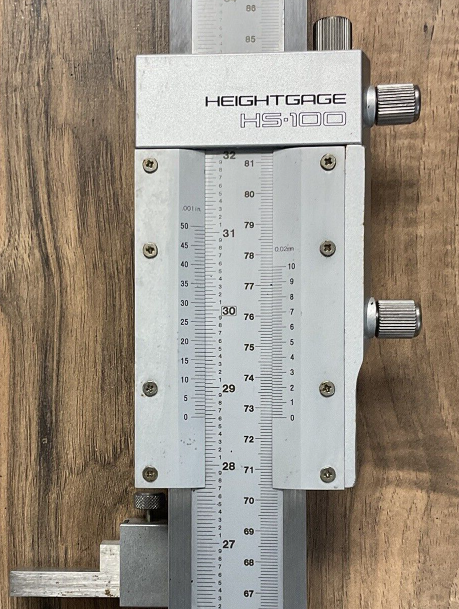 MITUTOYO 514-109 VERNIER HEIGHT GAUGE HS-40"