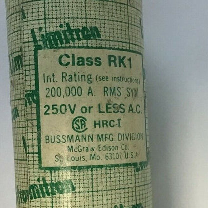 LIMITRON KTN-R 175 CLASS RK1 FUSE 175A 250VAC