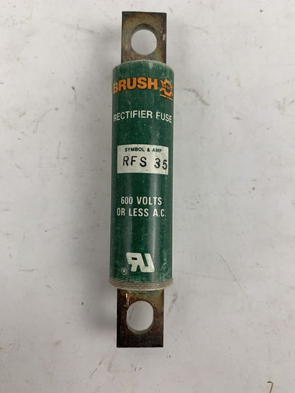 Brush RFS35 35A 600V Rectifier Fuse “Lot of 6”