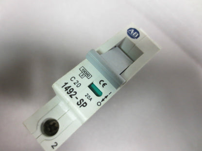 ALLEN-BRADLEY 1492-SP1C200 Ser. C CIRCUIT BREAKER, 20A