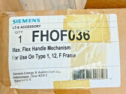 SIEMENS FHOF36 MAX FLEX HANDLE MECHANISM