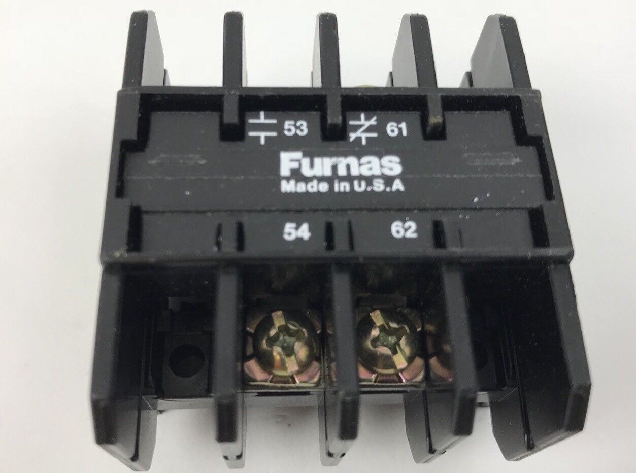 Furnas 49ABT6 Auxiliary Contact Kit, For Class 15 21 23 24, NEMA A600-P600, NEW