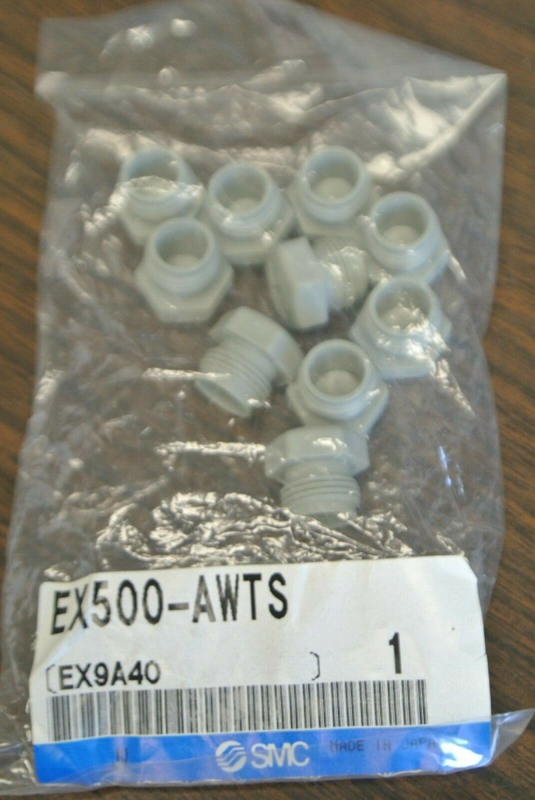 LOT of 11 / SMC EX500-AWTS / EX9A40 / WATERPROOF CAP M12 SOCKET 10pk + 1 - NEW