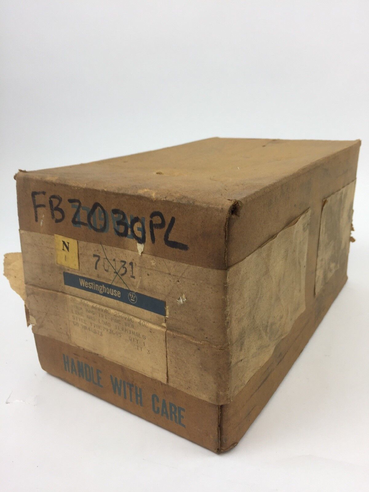 WESTINGHOUSE FB2030PL THER MAG TRI PAC BKR 2P 30A 600 VAC 250 VDC 40C