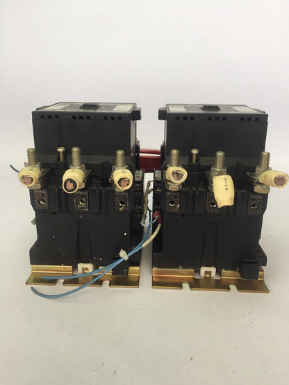 GE CA5F2 REVERSING CONTACTOR 600VAC 100HP 105AMP COIL 120V 60HZ