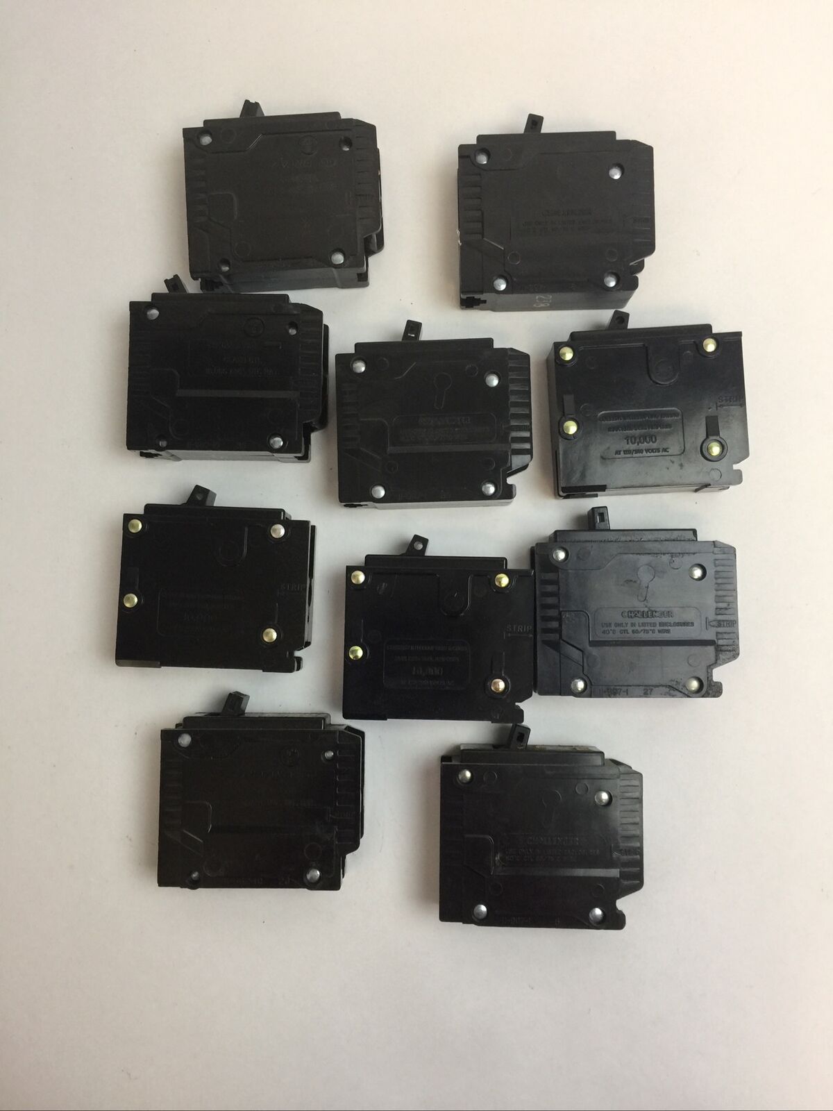 CHALLENGER C120 CIRCUIT BREAKER 20AMP 120/240VAC 1POLE (LOT OF 10)