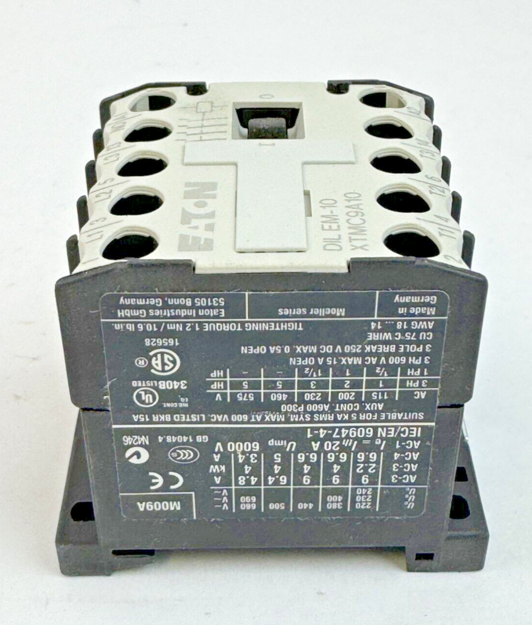 EATON / MOELLER - DILEM-10 - XTMC9A10A - CONTACTOR