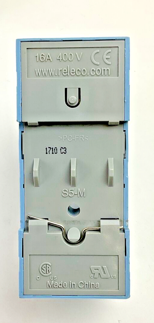 RELECO S5-M RELAY SOCKET BASE 16A 400V ***LOTOF7***