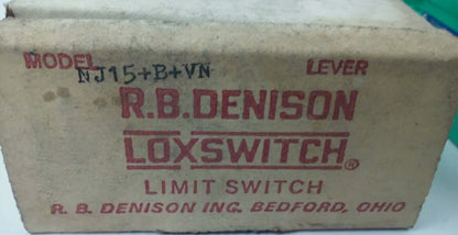 R.B.DENISON NJ15+B+VN, PROXIMITY LIMIT SWITCH, BULLENTIN 900, NEW SURPLUS