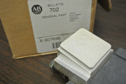 ALLEN-BRADLEY X-307636 FRONT STATIONARY CONTACT ASSEMBLY / SIZE 6 / NEW SURPLUS