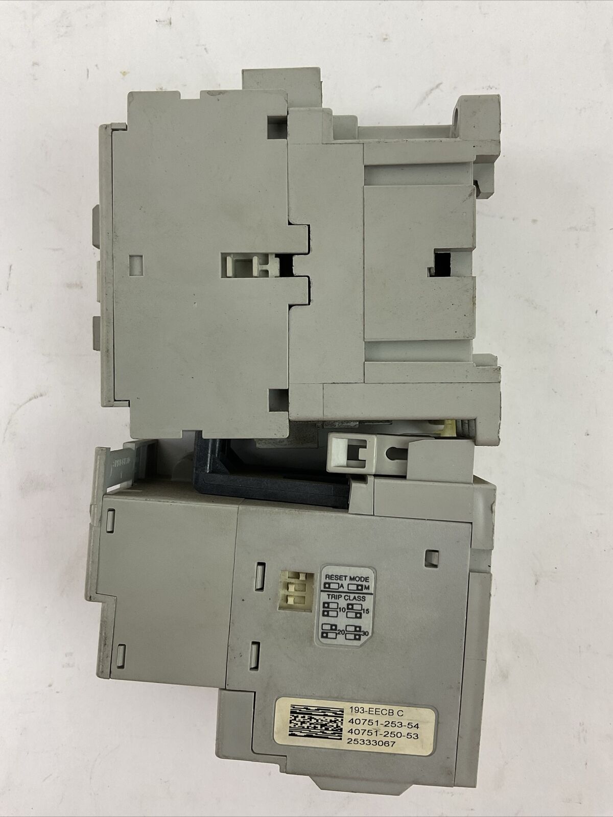 ALLEN BRADLEY STARTER (100-C12*10 SER A COIL 120V + 193-EECB SER C 1.0-5.0A)